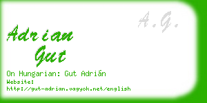 adrian gut business card